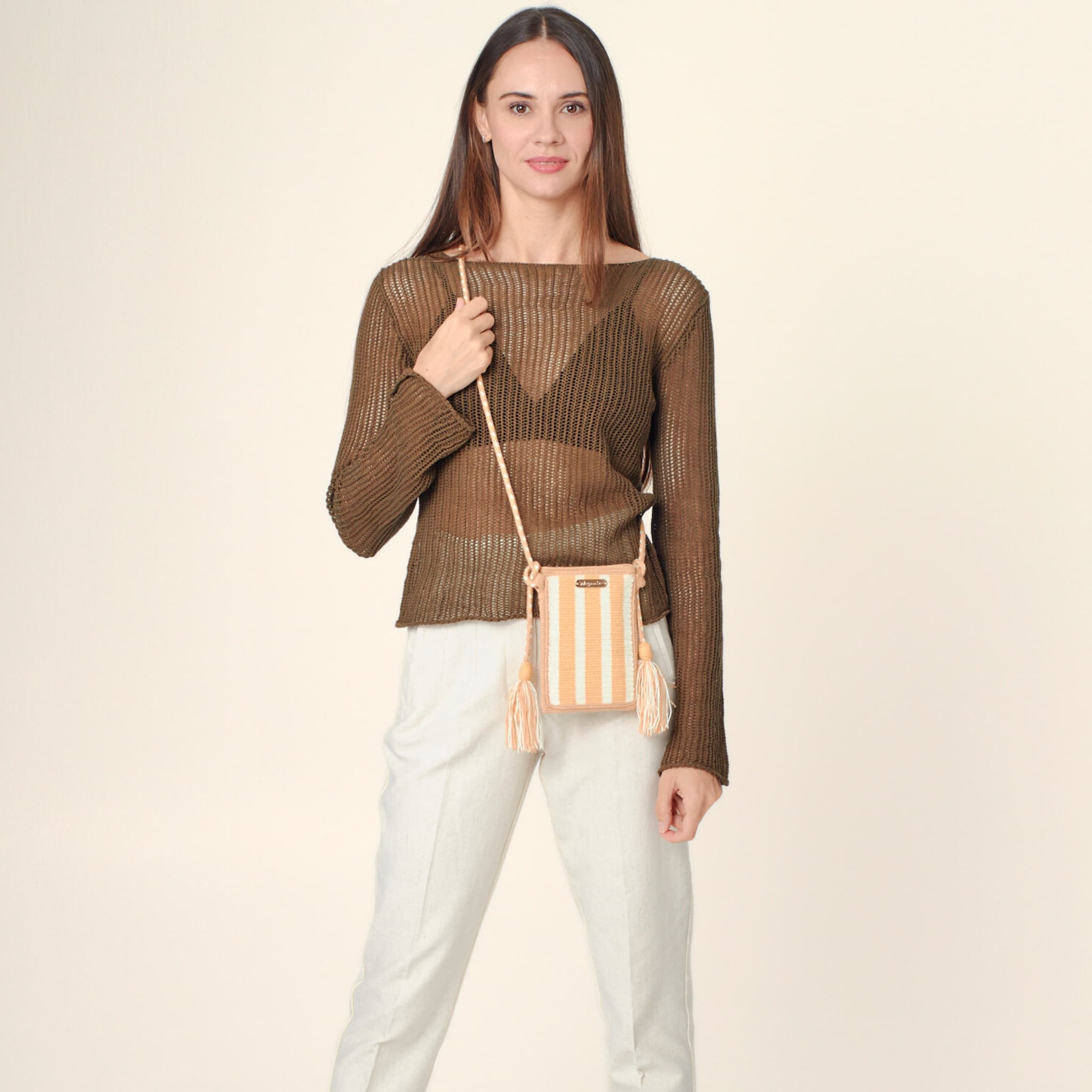 Smartphone bag pouch Sara (Sara) with zipper